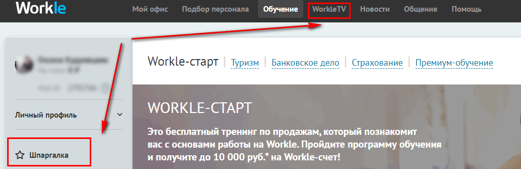 как зарабатывать на workle