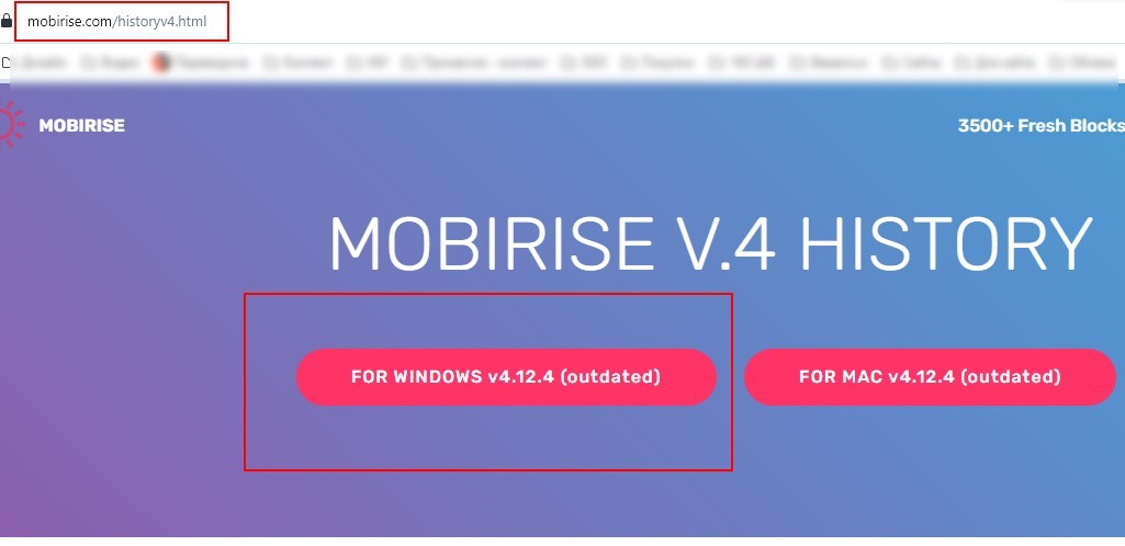 Конструктор сайтов Mobirise на русском языке скачать