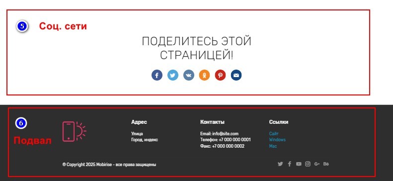 Как создать сайт с помощью конструктора сайтов Mobirise